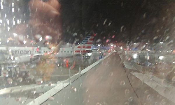 can rain delay a flight?