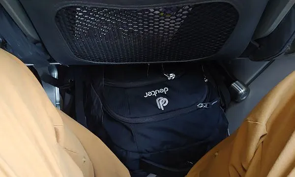backpack personal item under the seat