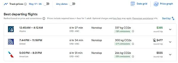flight deal to Anchorage