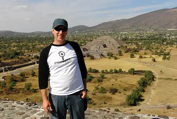 Tim Leffel at Teotihuacan